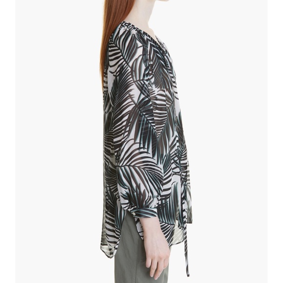 HUGO BOSS NWT BILINEA PLEASANT PALM FANTASY TUNIC TOP. SIZE US 4 (S) - Picture 2 of 16